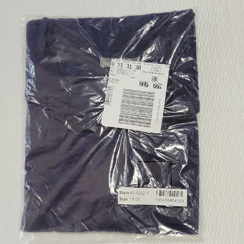 Jessica London Size 18 Navy Blue Tunic T-Shirt NWT